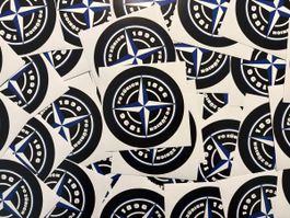 FC Zürich Sticker 15 Stück Durchmesser 10 cm