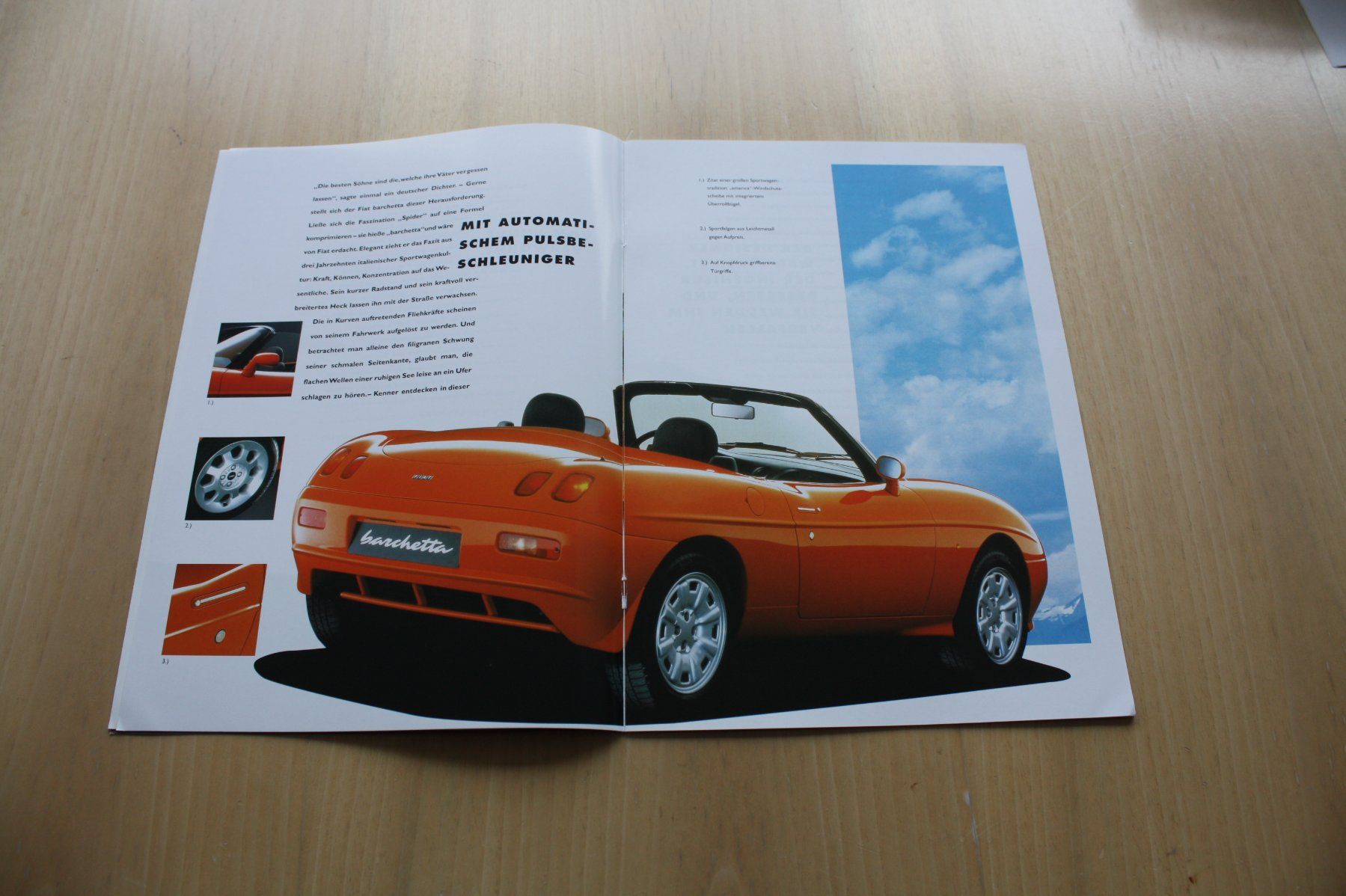 Fiat Documenti: Fiat Barchetta Prospekt 5/1999 – Usato da Wikon venduto da erwin400 2