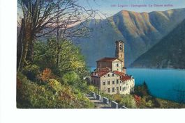 Lugano Castagnola Chiesa antica, alte Kirche, Luganersee