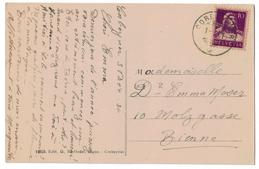 Cartoline postali: Aux Agittes, La Sarse, circulée 1931 – Usato da Frauenfeld venduto da POML 1