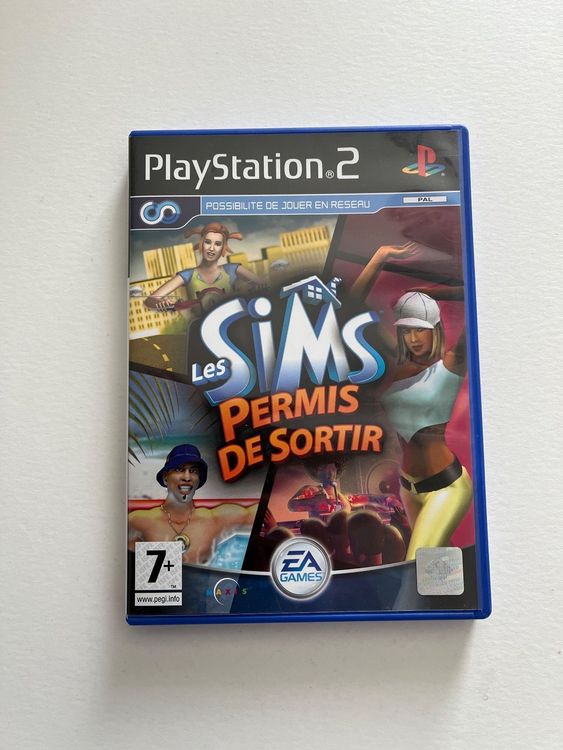Les Sims : Permis De Sortir - Jeu PlayStation 2 (PS2) - État Correct, Sans Notice