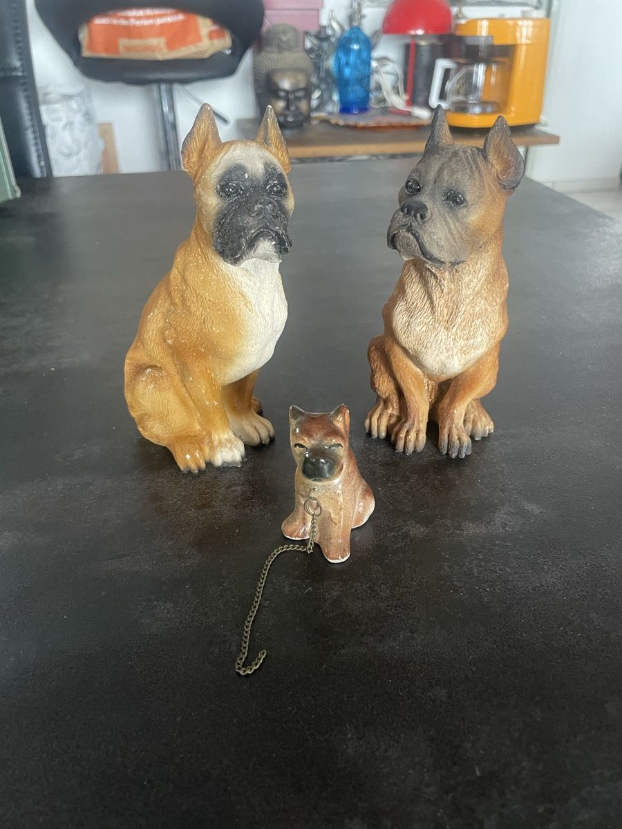 Statuette: Figurines Vintage Boxer Italie – Usato da Vallamand venduto da Bricbracbroc82