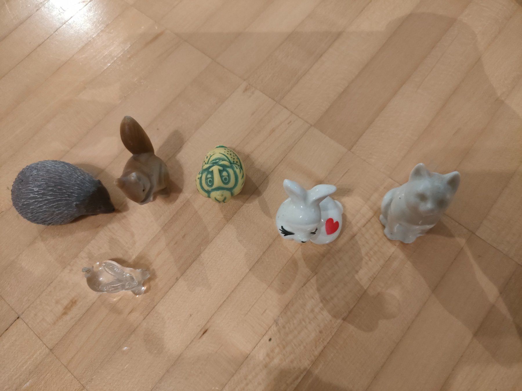 Figuren: Dekofiguren diverse Tiere (Katze, Igel,...) – Gebraucht aus Wiesendangen von s_er 1