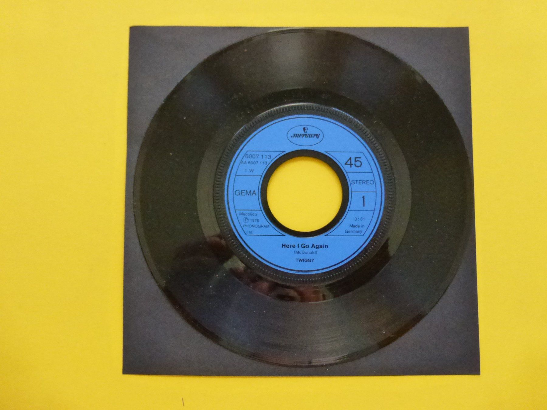 Dischi in vinile: Twiggy – Here I Go Again – Usato da Zürich venduto da Swiss57