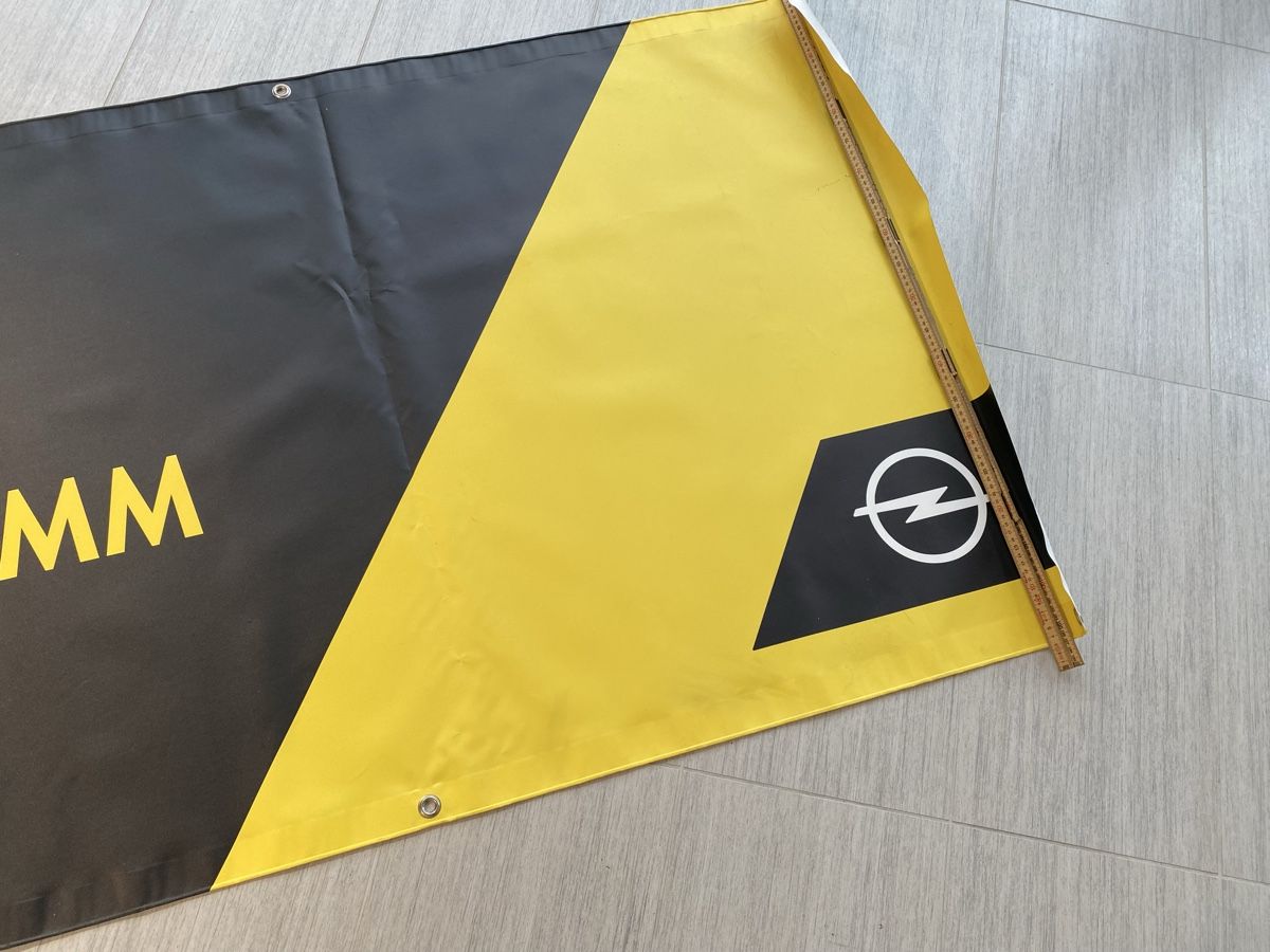 Fahnen: Blache Opel Partnerprogramm 1m x2,4m – Gebraucht aus Hägglingen von Karin0802 3
