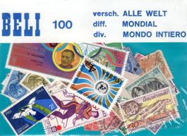 BRIEFMARKEN WELT 100 STCK VERSCH. MOTIVE - SP18