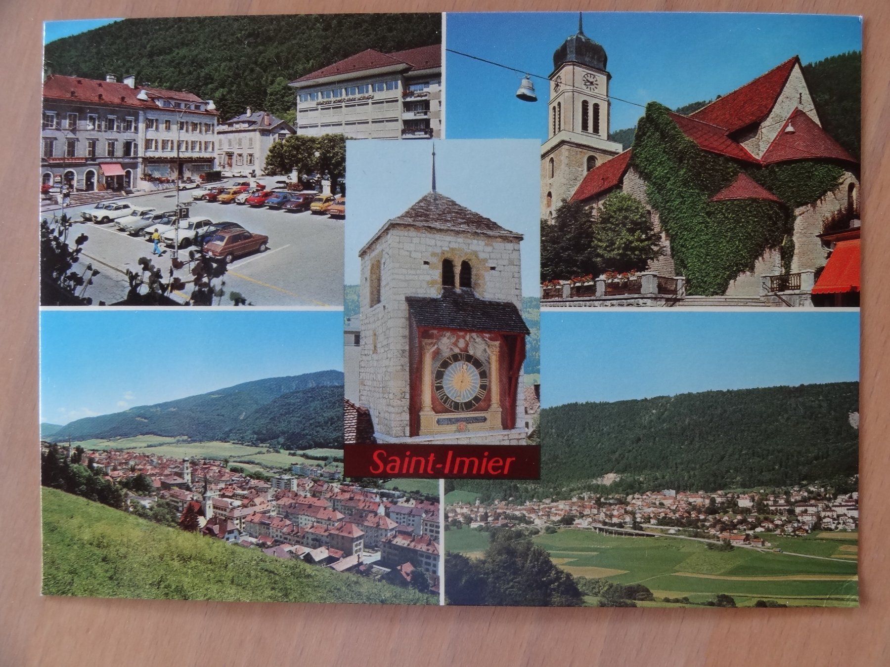 Cartoline postali: Saint-Imier -BE - 1981 – Usato da St Léonard venduto da Riglin