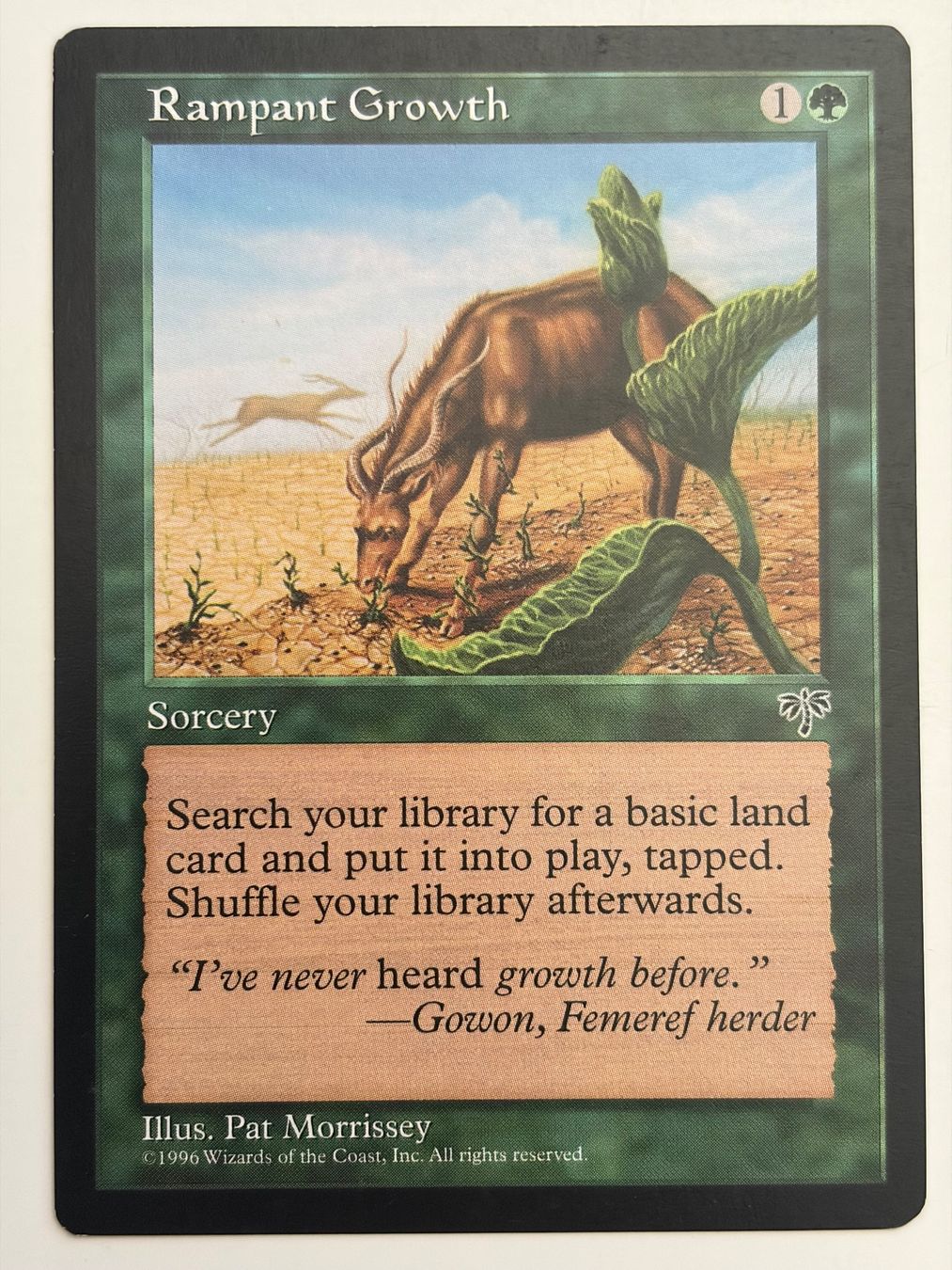 Magic The Gathering Carte collezionabili: Rampant Growth - Mirage – Usato da Bonstetten venduto da ddiederichs