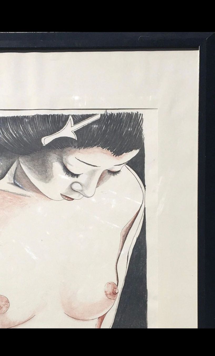 Grafica & Litografie: Bild Geisha Lithographie Signiert – Usato da Olten venduto da sportwelt 1