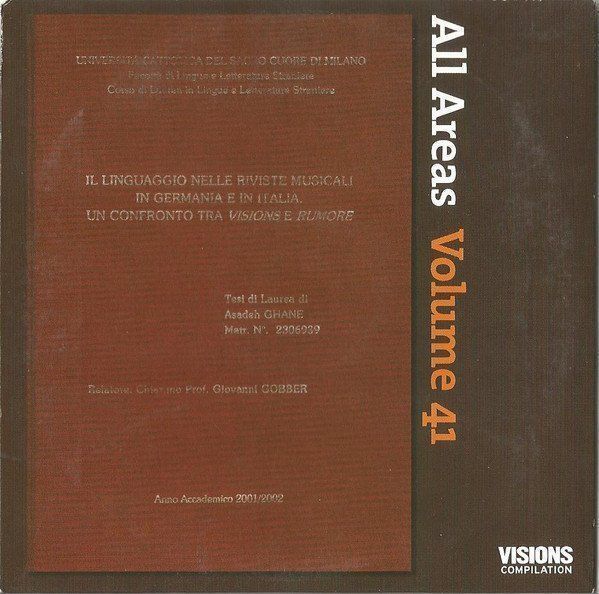 CD: All Areas Volume 41 F15 – Usato da Sessa venduto da fraenklishop