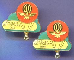 2 Pins BASLER WETTFAHRT  1994