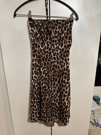Leo Print Kleid (M)