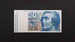 Schweiz 20 Franken 1981 Bankfrisch