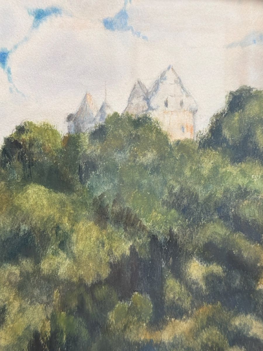 Dipinti: Altes Aquarell, Schloss Wildegg. – Usato da Biberist venduto da Momo33 1