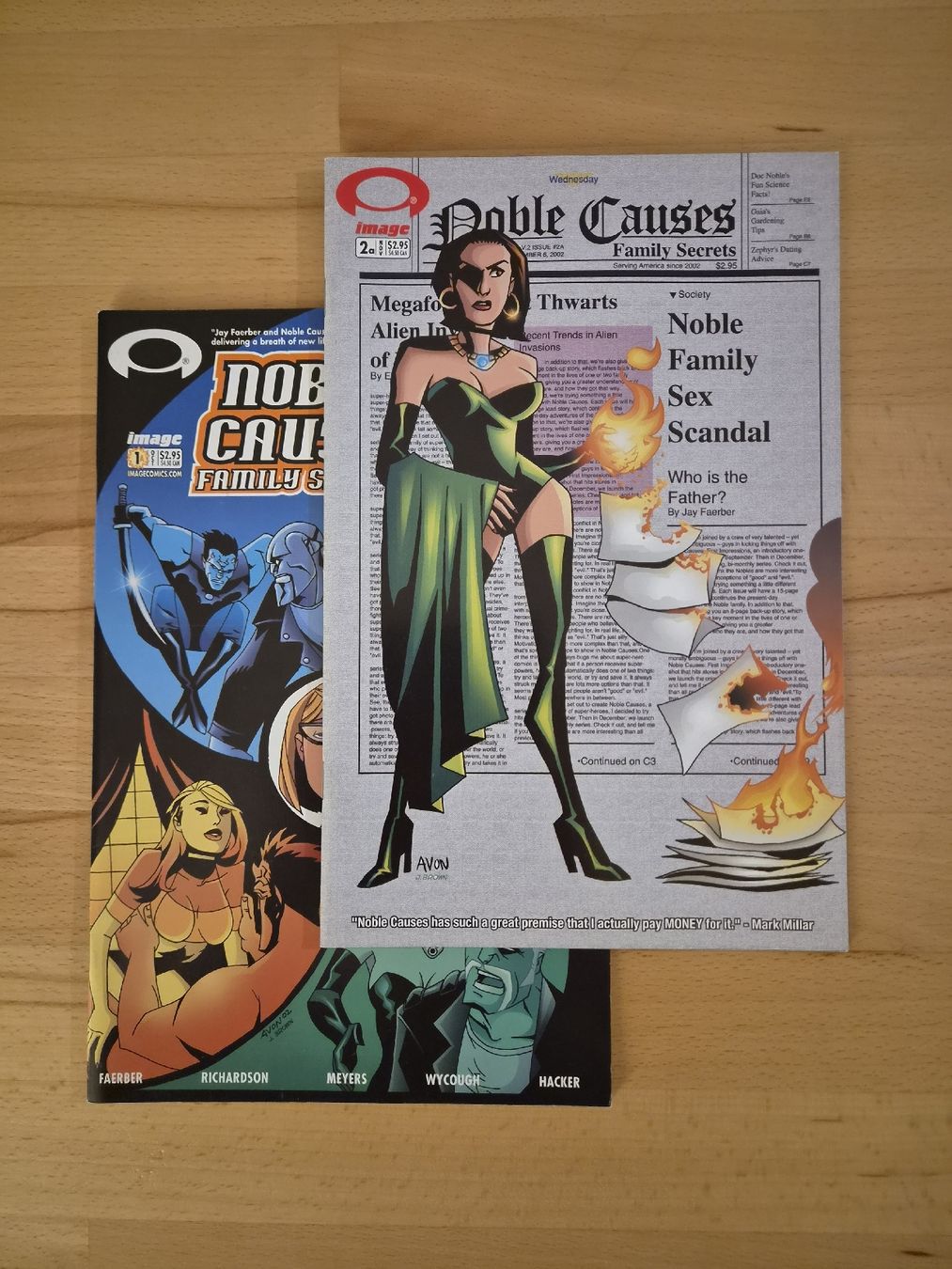 Comics: Noble Causes #1-2 (IMAGE) – Gebraucht aus Biel/Bienne von collector_comics