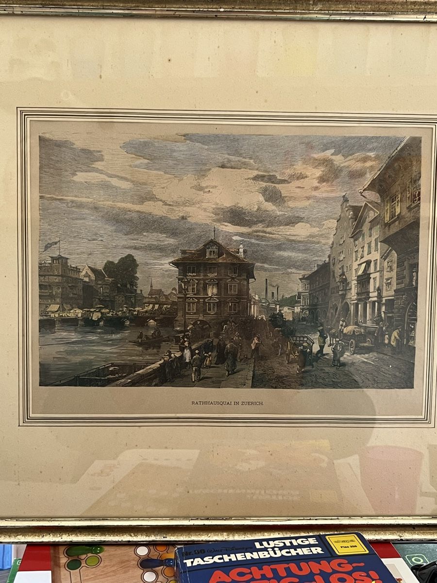 Incisioni: Stich Stadthausquai Zürich – Usato da Zürich venduto da Ruthlein54