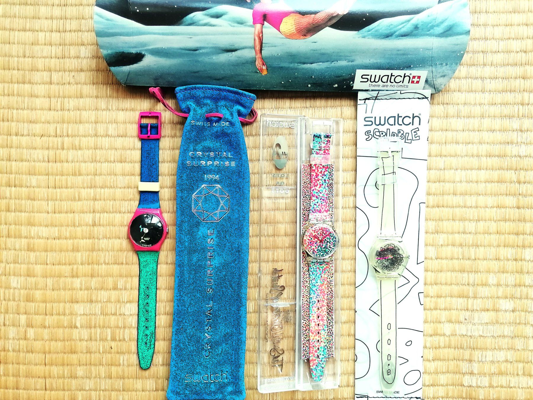 Swatch Orologi: SWATCH #  Bundle mit 3x COLLECTORS SWATCH  NEU – Nuovo e nell'imballaggio originale da LAUSANNE venduto da Ch0937