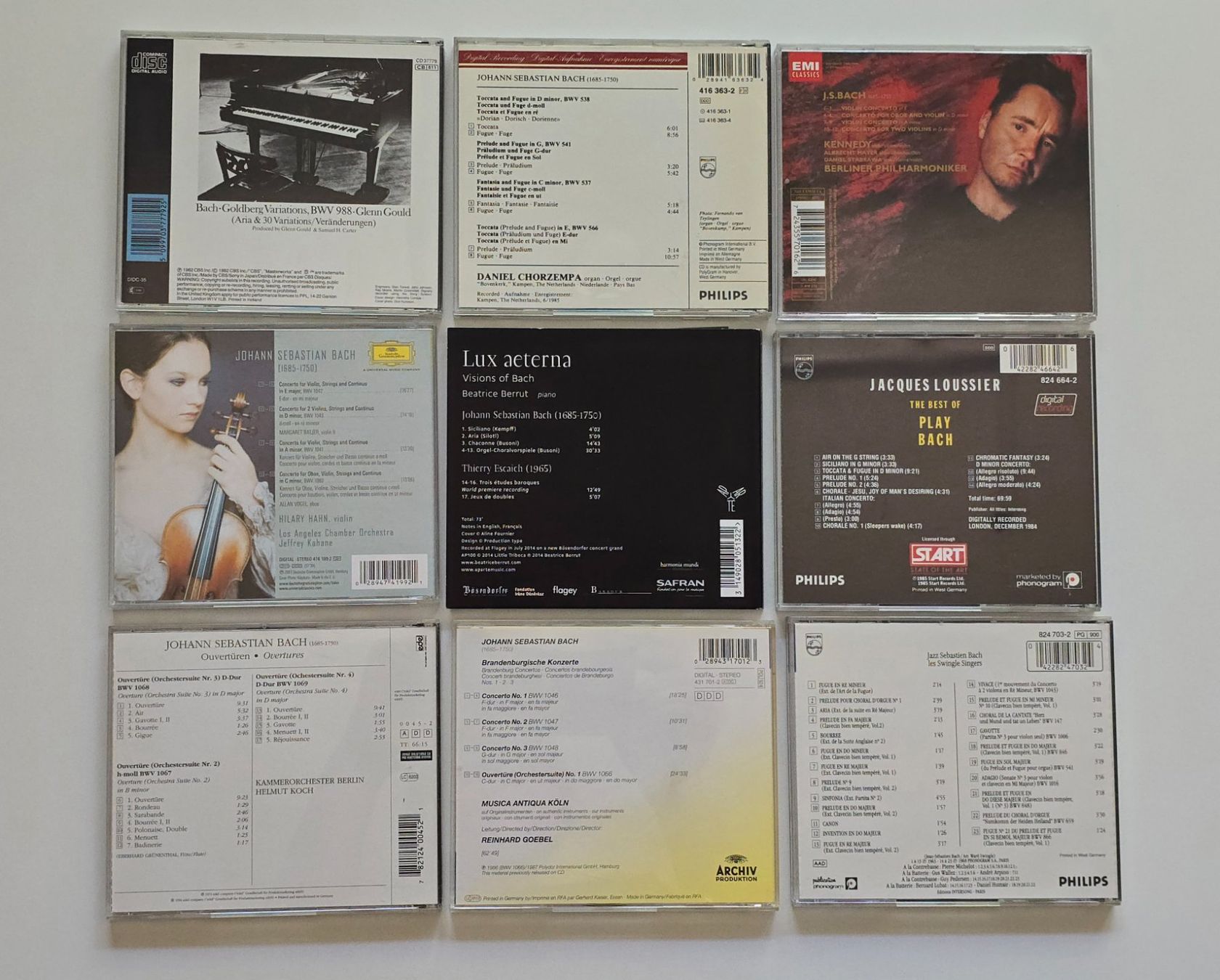 CDs: 9 CD Paket Thema Bach – Gebraucht aus Dättlikon von Wundertuete_ 1
