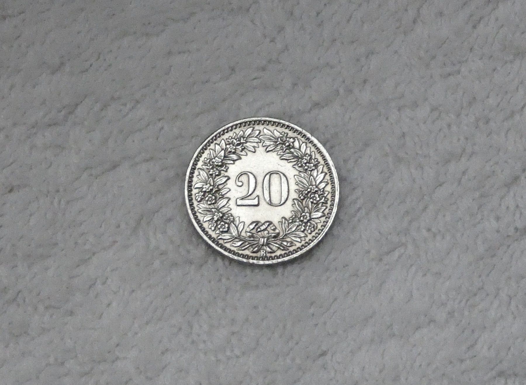 Tutti le monete: 20 centimes/Rappen 1920 – Usato da Nyon venduto da Ilmi09 1