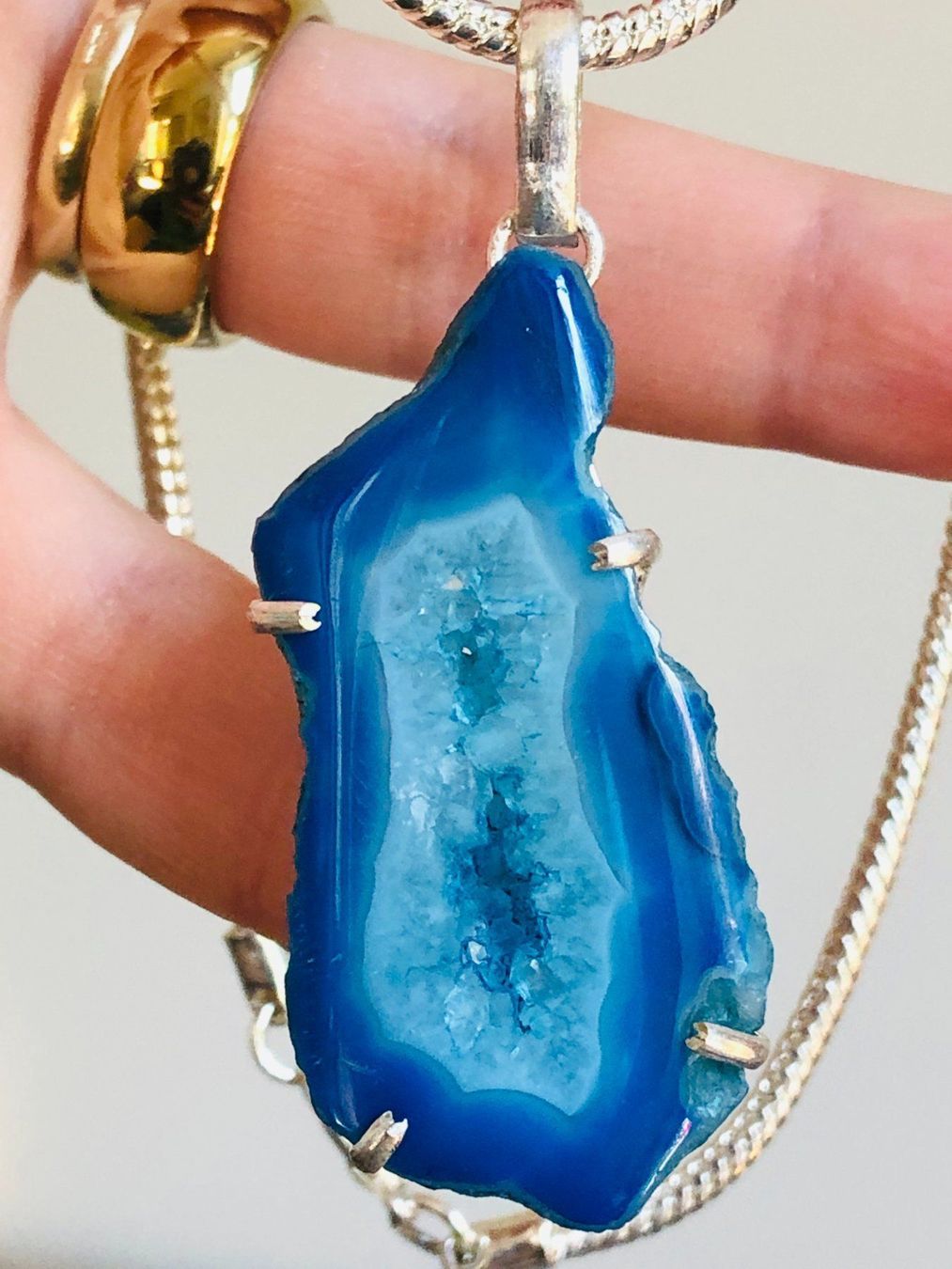 Catenine: Solar Quartz Druzy Ethenic Jewelry – Nuovo e nell'imballaggio originale da Genève venduto da AGBERG 6