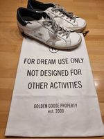 Golden Goose 'Superstar' Sneakers Gr. 43 mit Stoffsack