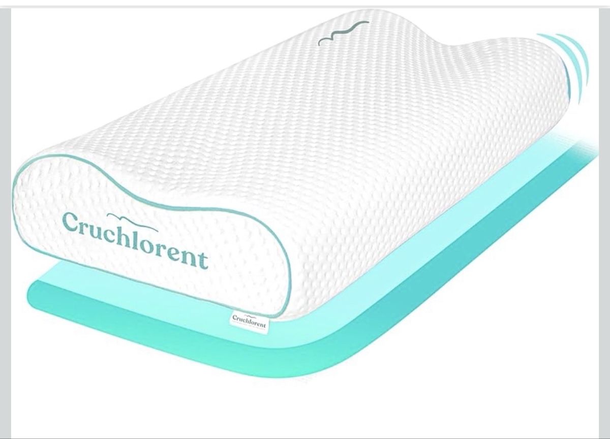 Cuscini: Cruchlorent Ergonomic Pillow White 70x35cm – Nuovo e nell'imballaggio originale da Wallbach venduto da Nenex