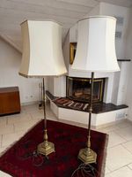 2 Grosse Ständerlampen mit Schirm 170cm hoch