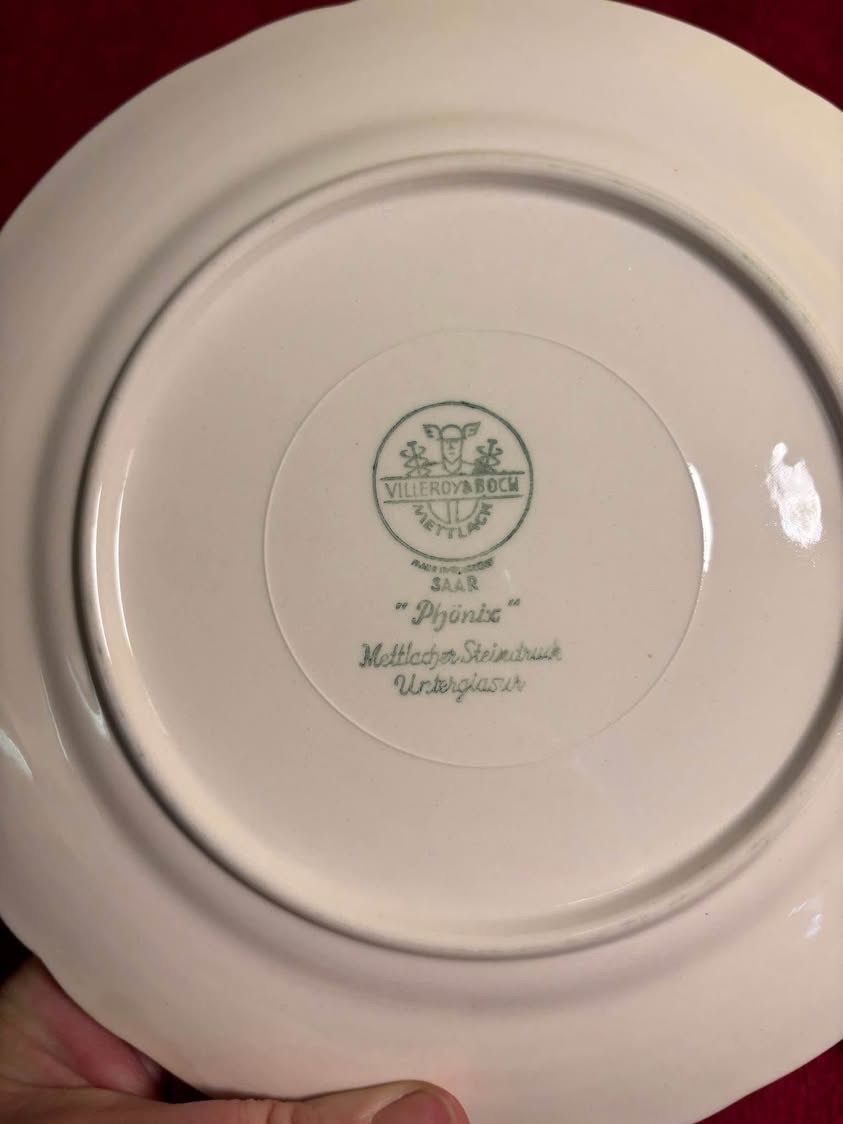 Villeroy & Boch Piatti: 4 Villeroy&Boch Teller Phoenix rot – Usato da Hindelbank venduto da brm_72zv 3