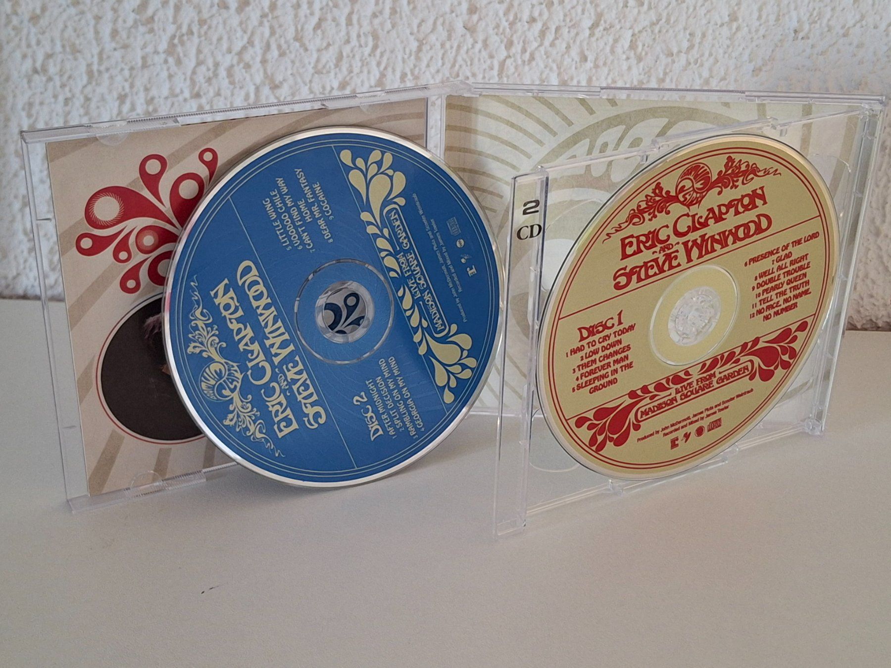 CD: 2CD Eric Clapton & Steve Winwood -  Live from Madison – Usato da Aarberg venduto da Jackup1 2