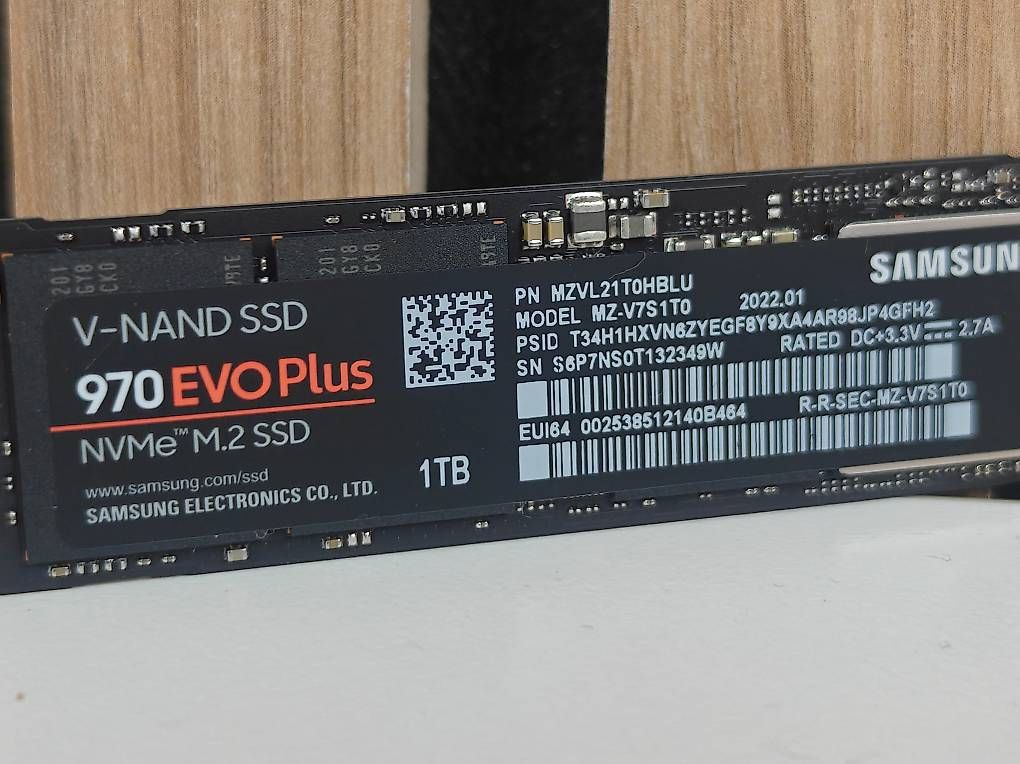 Samsung 970 EVO Plus 1 TB NVMe M.2 SSD - 169 Betriebsstunden (Gebraucht ...