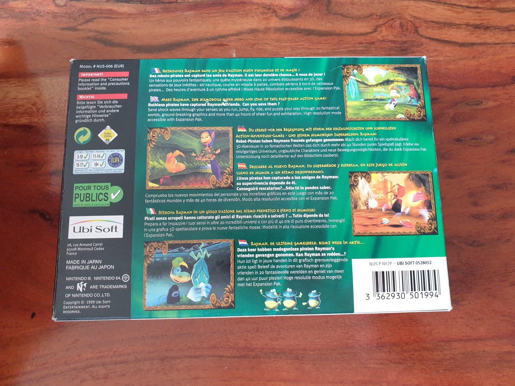 Jeux: Rayman 2 OVP / Nintendo 64 – D'occasion à Rain par Rou_z26r 1