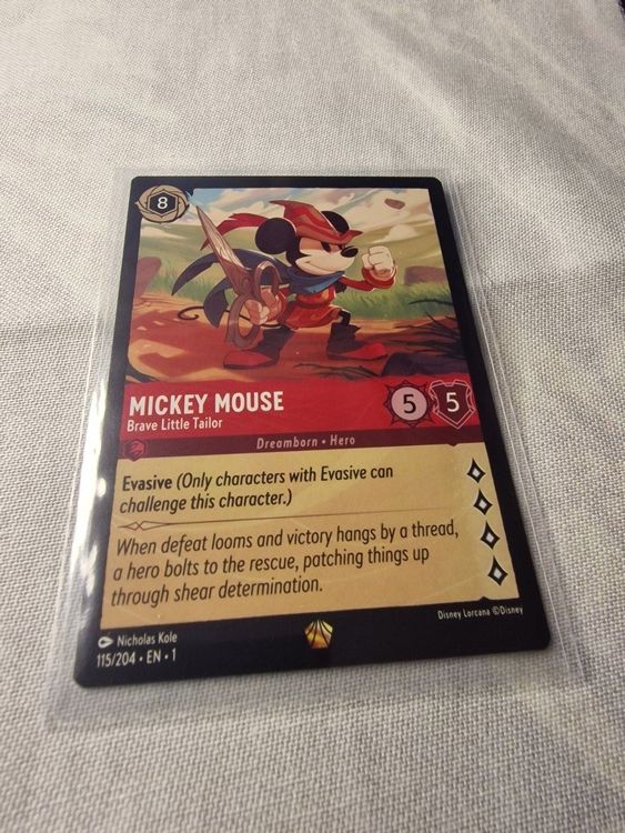 Lorcana Mickey Mouse Brave Little Tailor Englisch Kaufen auf