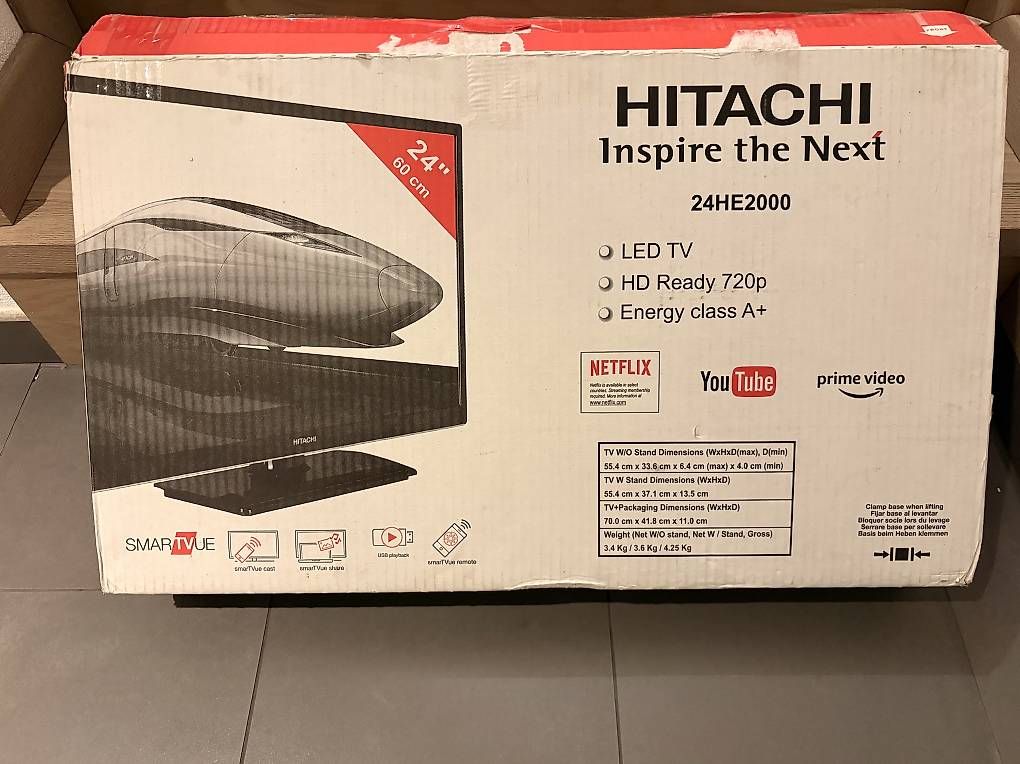 Televisori: BAISSE DE PRIX - TV LED Smart - Hitachi 24" – Nuovo e nell'imballaggio originale da Lausanne venduto da lig_xw8t 1