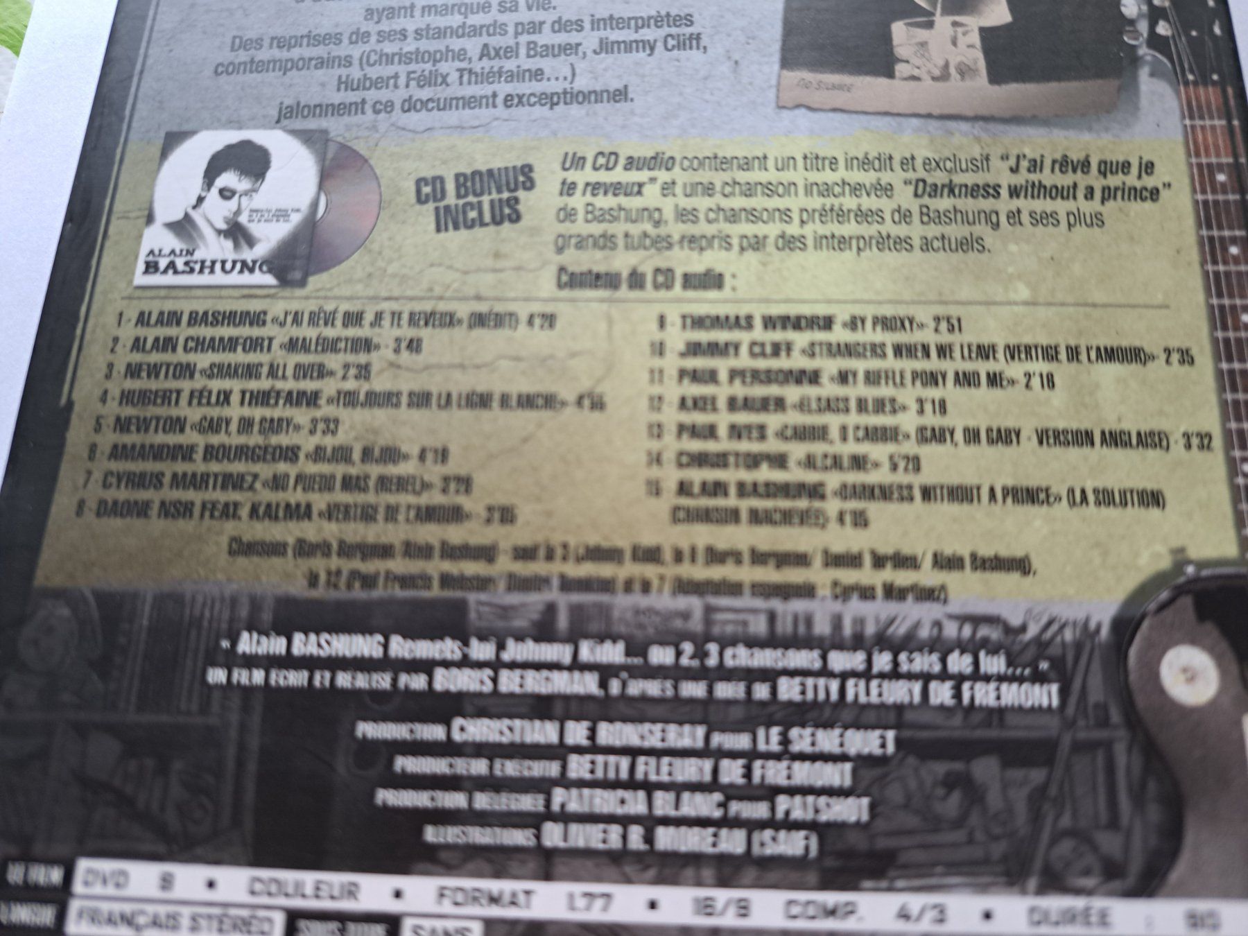 Tutti i DVDs: DVd + CD  Le documentaire sur Alain Bashung par Bergman – Usato da Pully venduto da bro_n52j 4