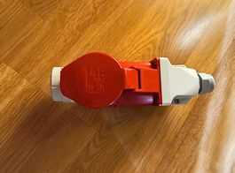 1 CEE 32A Wandsteckdose und Stecker gebraucht siehe Fotos