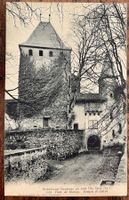 BLONAY - Donjon du Château, Archéologie VD, Carte ancienne