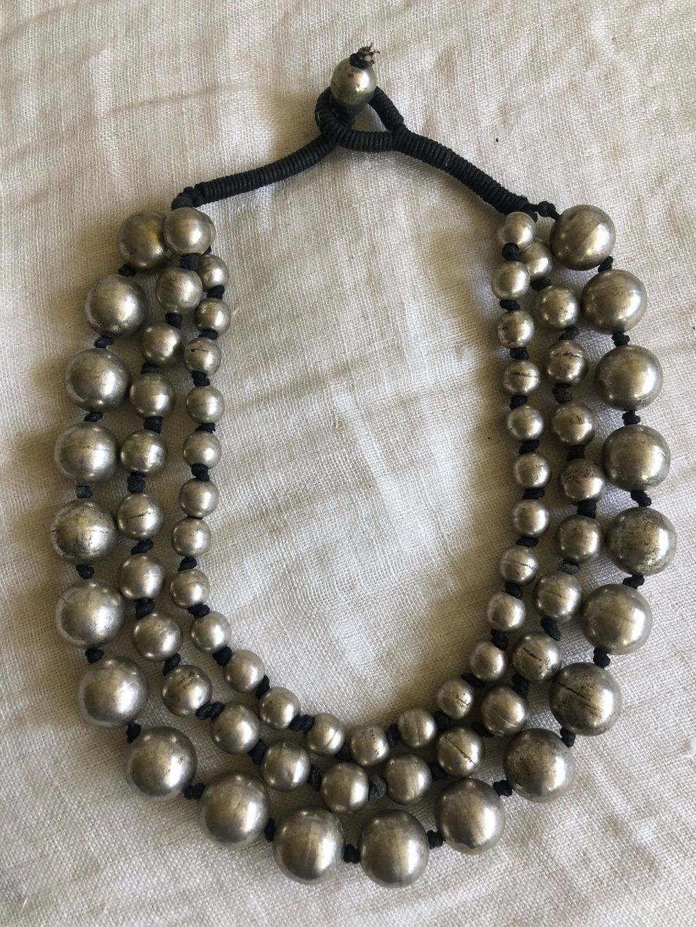Catenine: Halskette Silber -f. XXL Kette Ethno Boho – Usato da Wald ZH venduto da rotschmuddl