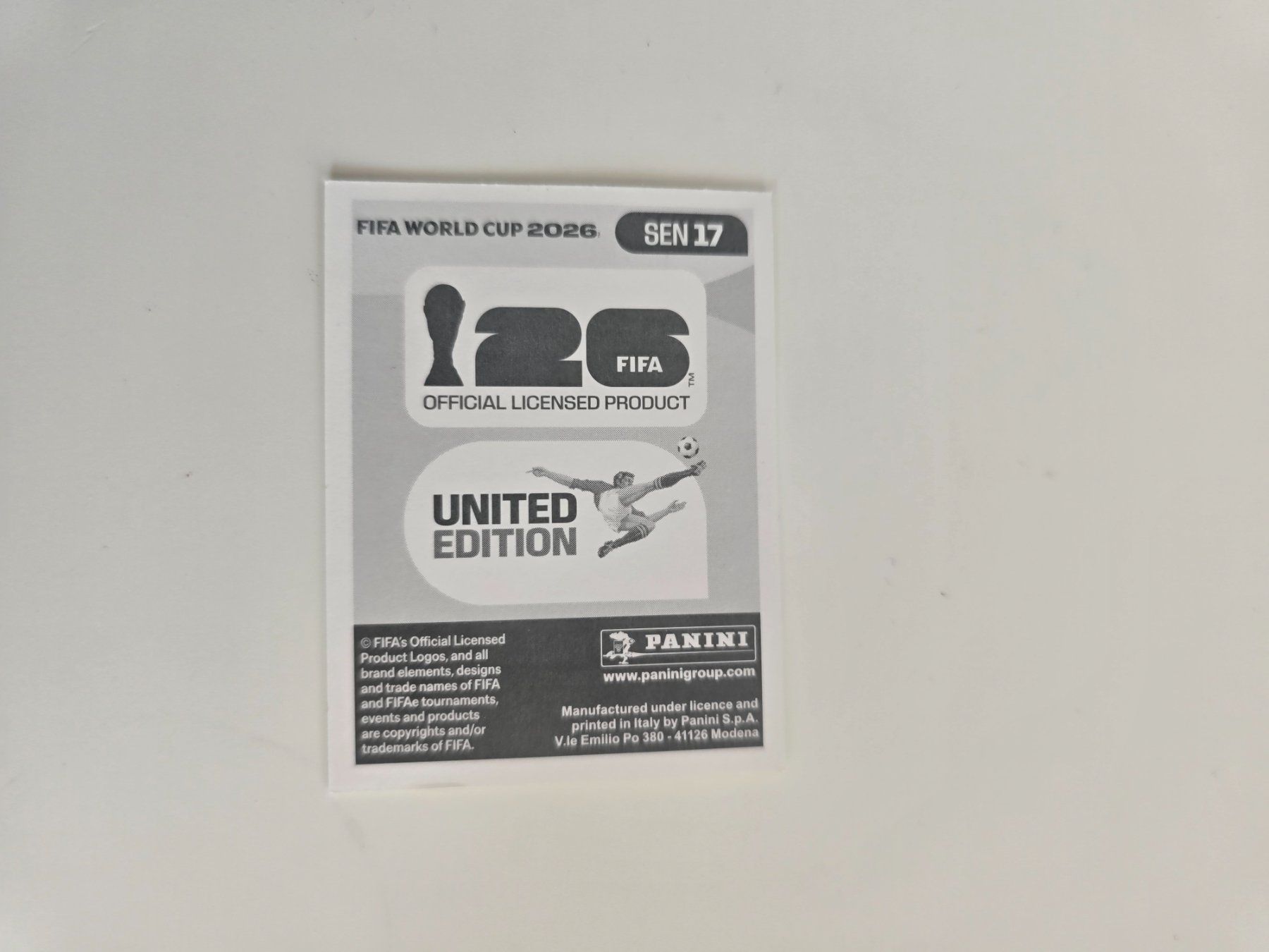 Panini Cartes à collectionner: Panini WM 26 - SEN17 – Neuf (Voir description) à Tennwil par mal_2fhf 1