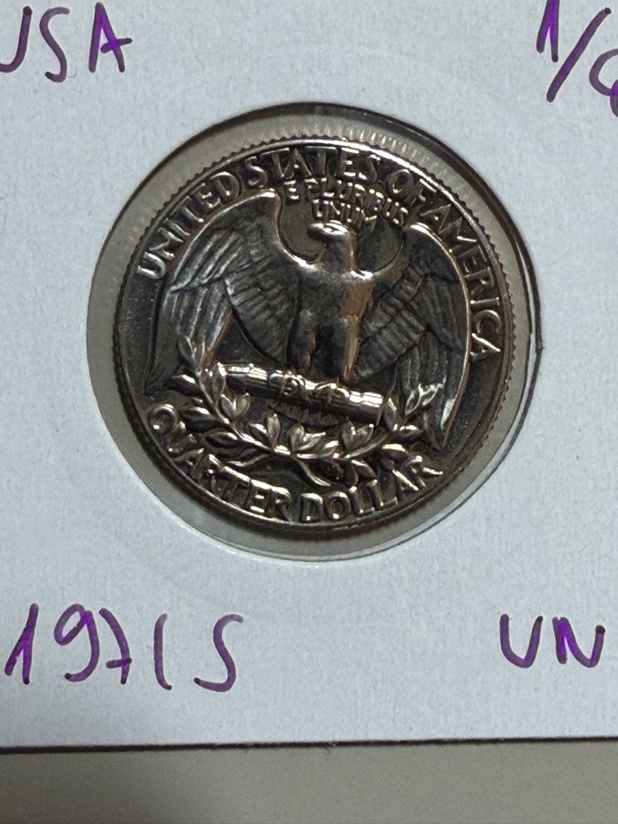 Alle Münzen: USA - 25 cents - 1971 - Unc  – Neu (gemäss Beschreibung) aus Payerne von Mike1682