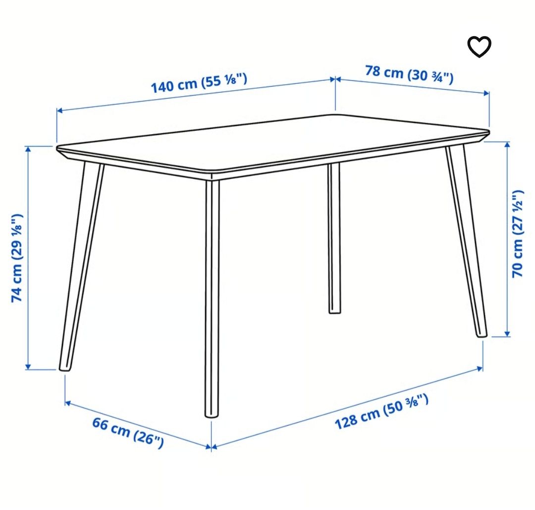 Ikea Tischset: Esstisch inkl. 4 Stühle Lisabo von IKEA – Neu (gemäss Beschreibung) aus Burgdorf von rah_j8m6 2
