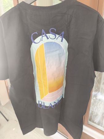 T-Shirt mit aufdruck schwarz Grösse L neu