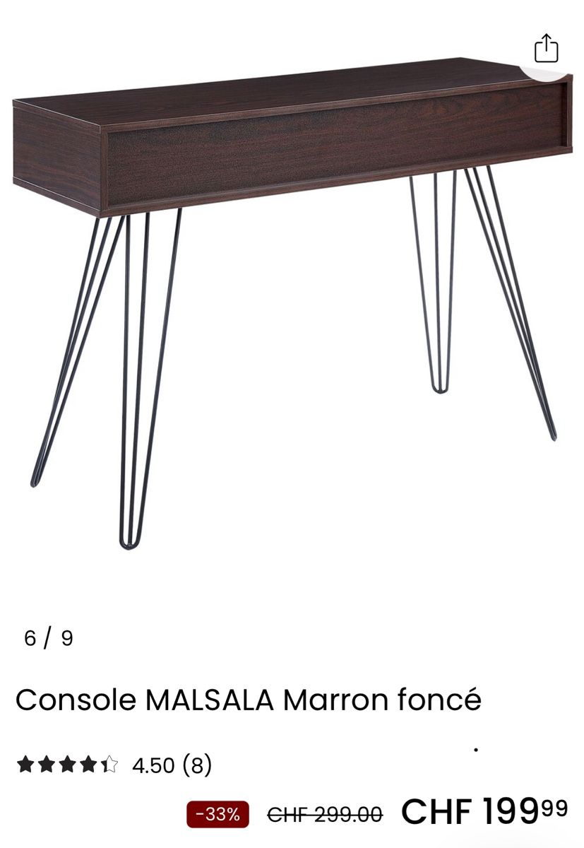 Cassettiere: Console d'entrée neuve – Nuovo (secondo la descrizione) da Vétroz venduto da Chrisbad60 3