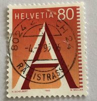 CH Briefmarken gestempel   