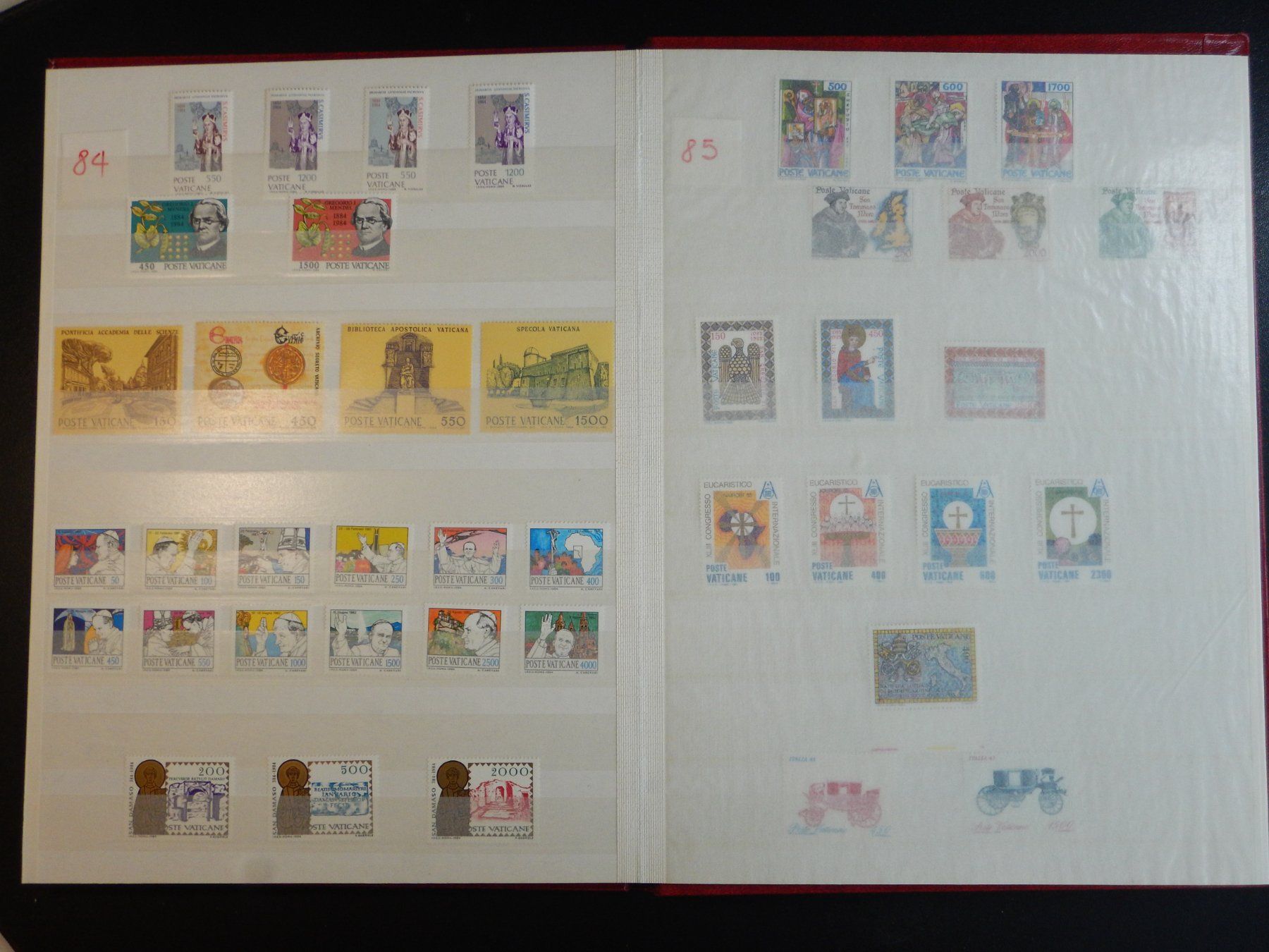 Tutti i francobolli: Vatikan Sammlung 1972-1986 ** – Usato da Zürich venduto da Muehlekauf 7