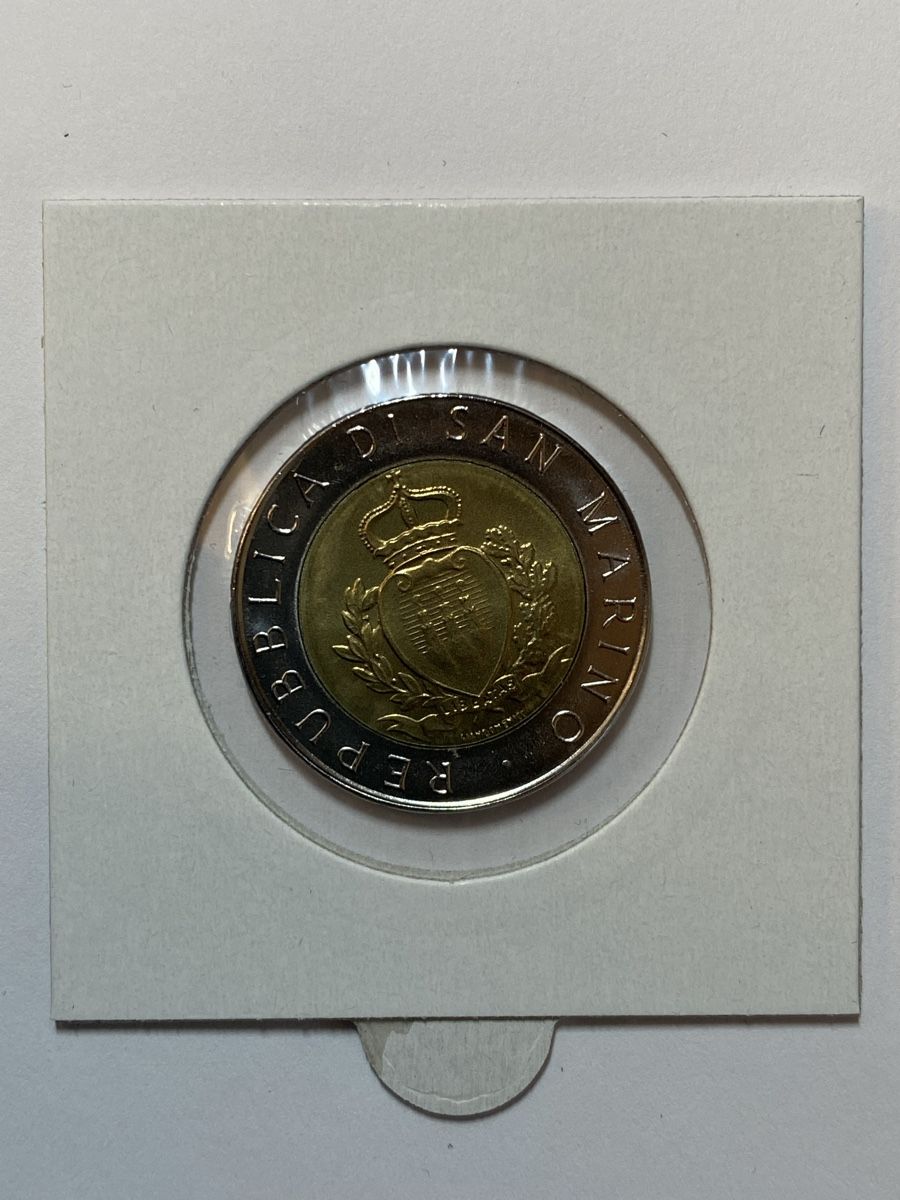 Alle Münzen: San Marin - 500 lires - 1987 - UNC  – Neu (gemäss Beschreibung) aus Payerne von Mike1682 1