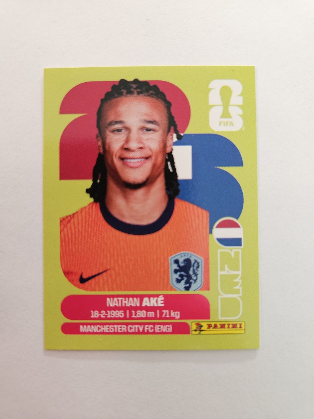 Panini Carte collezionabili: Panini Sticker WM 2026 Nathan Aké NED 7 – Nuovo (secondo la descrizione) da Suhr venduto da Aylou