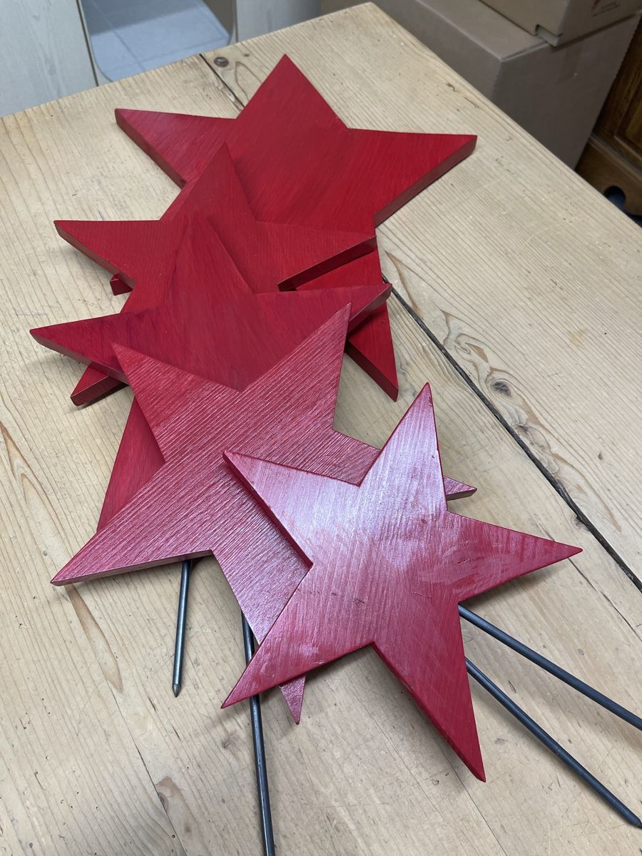 Toutes les décorations: Holzsterne – Neuf (Voir description) à Weingarten-Kalth par 53solti 8