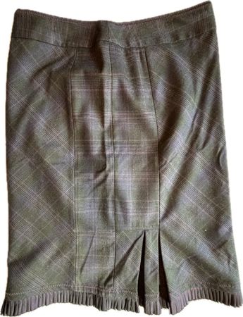 Jupe Roberta Scarpa tartan bleu nuit taille 44 IT (=40 CH)