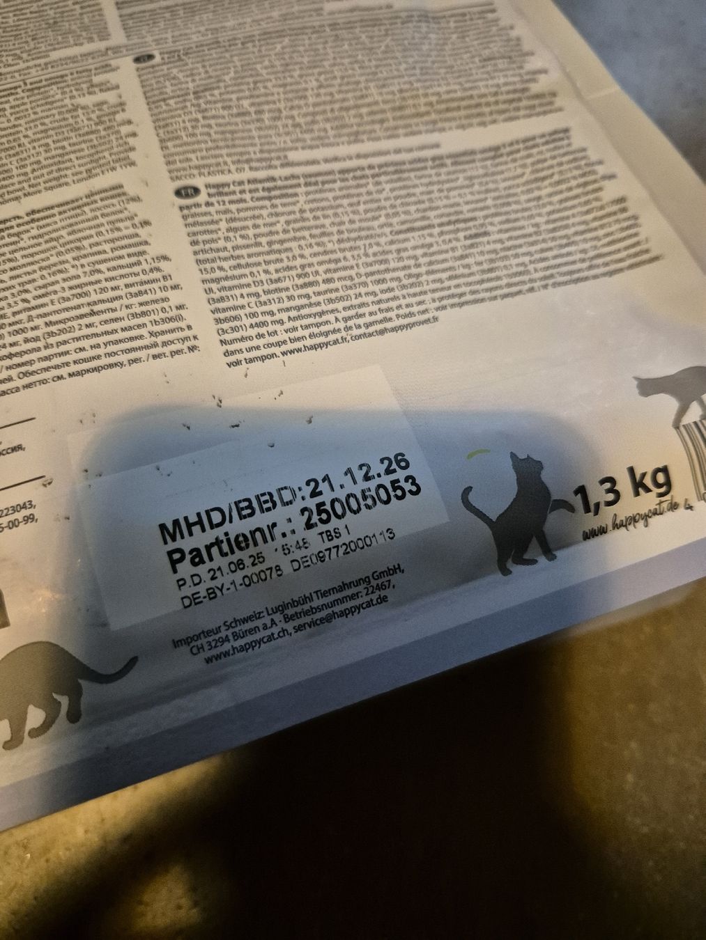 Futter: 3x1,3kg Happy Cat Katzenfutter – Neu (gemäss Beschreibung) aus Dulliken von hya_7bpd 2