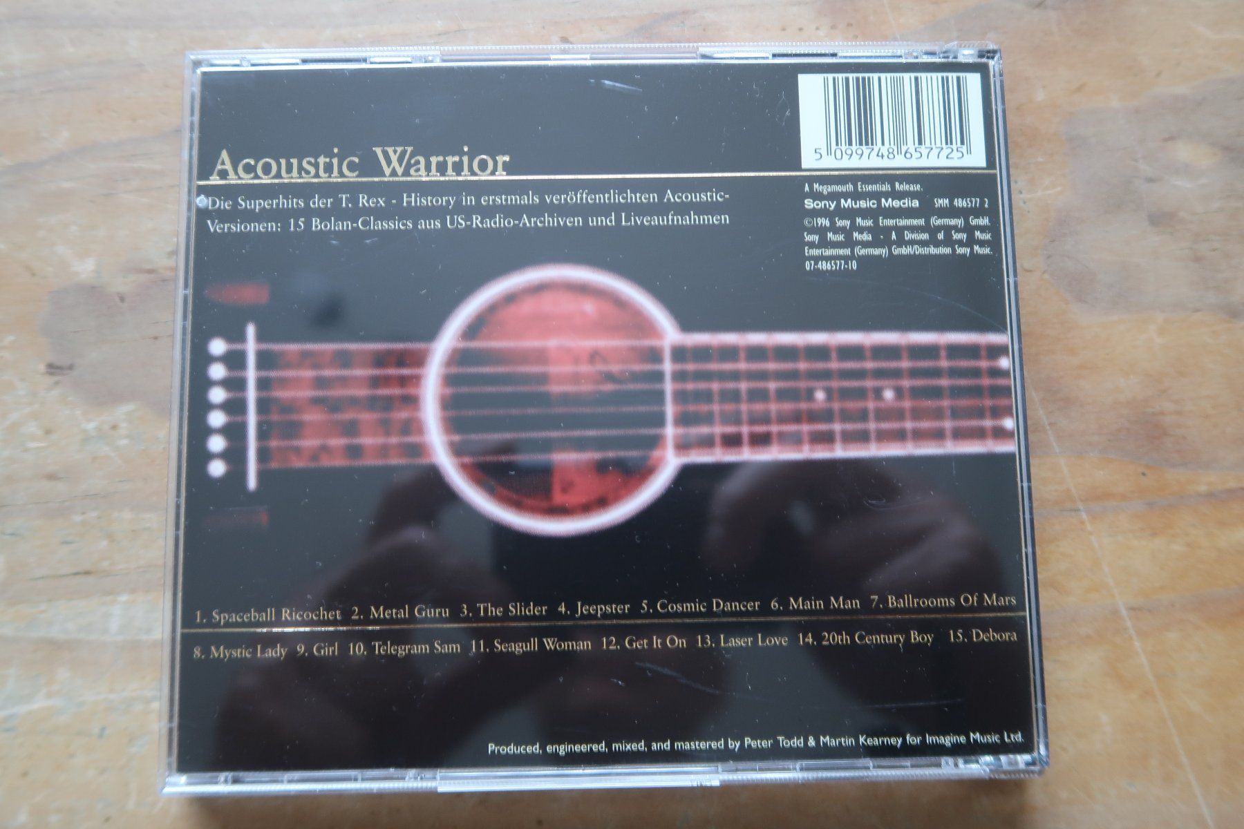 CD: MARC BOLAN - ACOUSTIC WARRIOR - T. REX - CD – Usato da Basel venduto da Patiscat 1